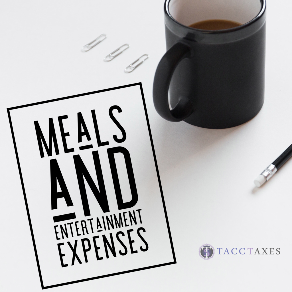 Meals and Entertainment Expenses per TCJA Tax Reform TACCT Tax Blog