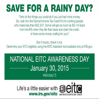 National EITC Awareness Day January 30, 2015
