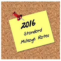 2016 Standard Mileage Rates