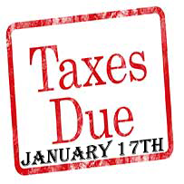 4th quarter estimated taxes Jan 17th