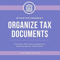 Be Prepared – Client Tax Organizers